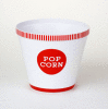 Red and White Popcorn Bucket-Small